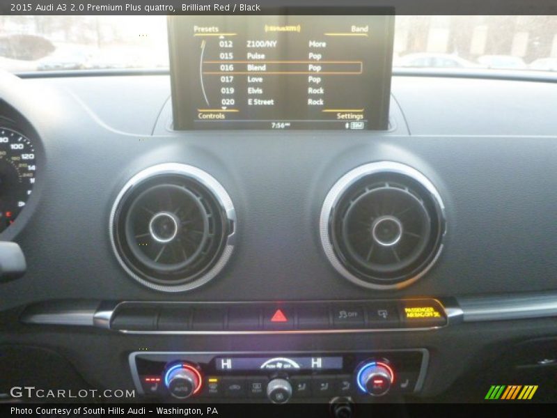 Brilliant Red / Black 2015 Audi A3 2.0 Premium Plus quattro