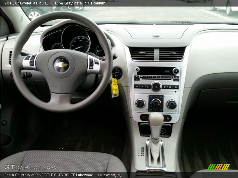 Taupe Gray Metallic / Titanium 2011 Chevrolet Malibu LS