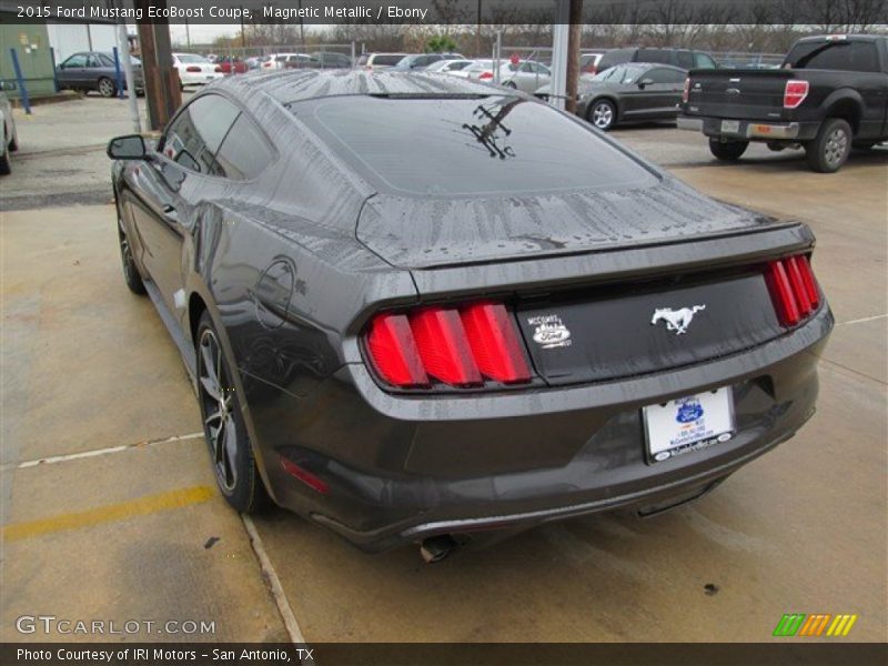Magnetic Metallic / Ebony 2015 Ford Mustang EcoBoost Coupe