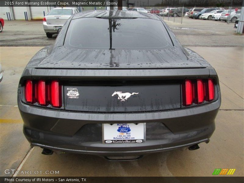 Magnetic Metallic / Ebony 2015 Ford Mustang EcoBoost Coupe