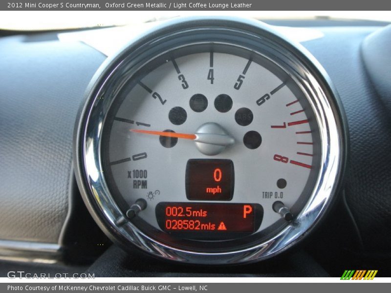 Oxford Green Metallic / Light Coffee Lounge Leather 2012 Mini Cooper S Countryman
