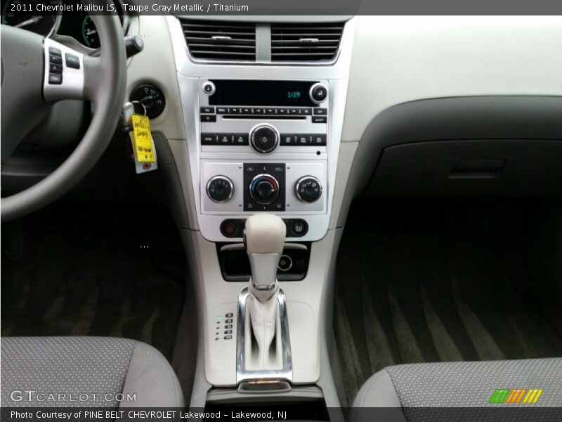 Taupe Gray Metallic / Titanium 2011 Chevrolet Malibu LS
