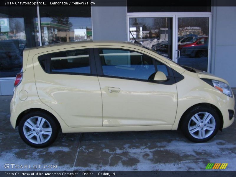 Lemonade / Yellow/Yellow 2014 Chevrolet Spark LS