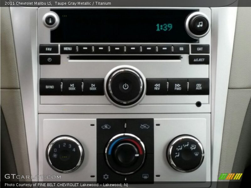 Taupe Gray Metallic / Titanium 2011 Chevrolet Malibu LS