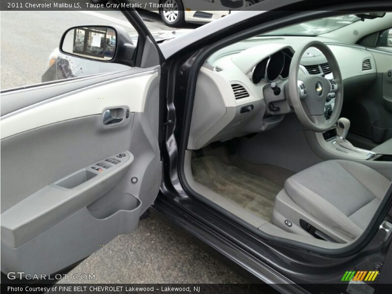 Taupe Gray Metallic / Titanium 2011 Chevrolet Malibu LS