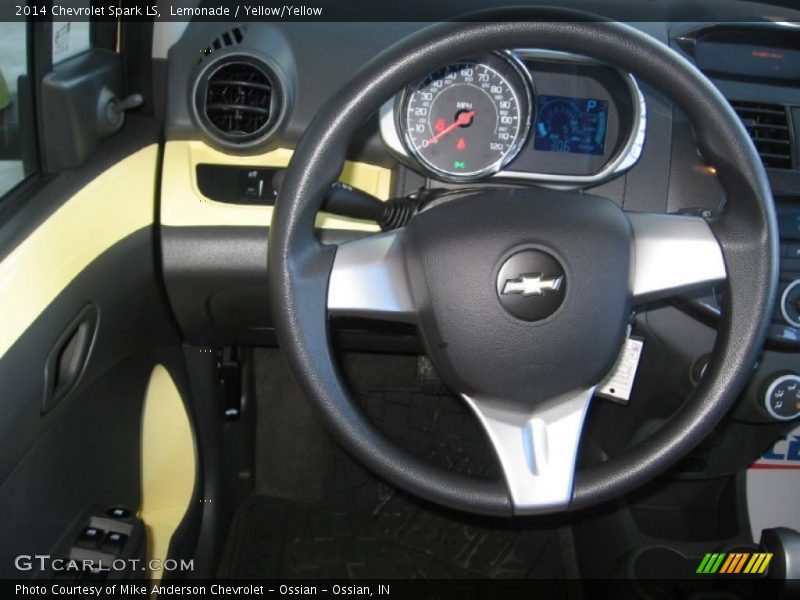 Lemonade / Yellow/Yellow 2014 Chevrolet Spark LS