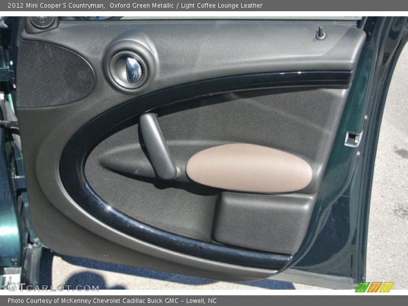 Oxford Green Metallic / Light Coffee Lounge Leather 2012 Mini Cooper S Countryman