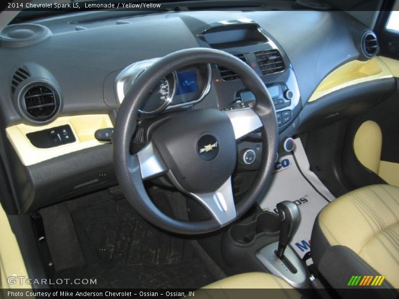 Lemonade / Yellow/Yellow 2014 Chevrolet Spark LS