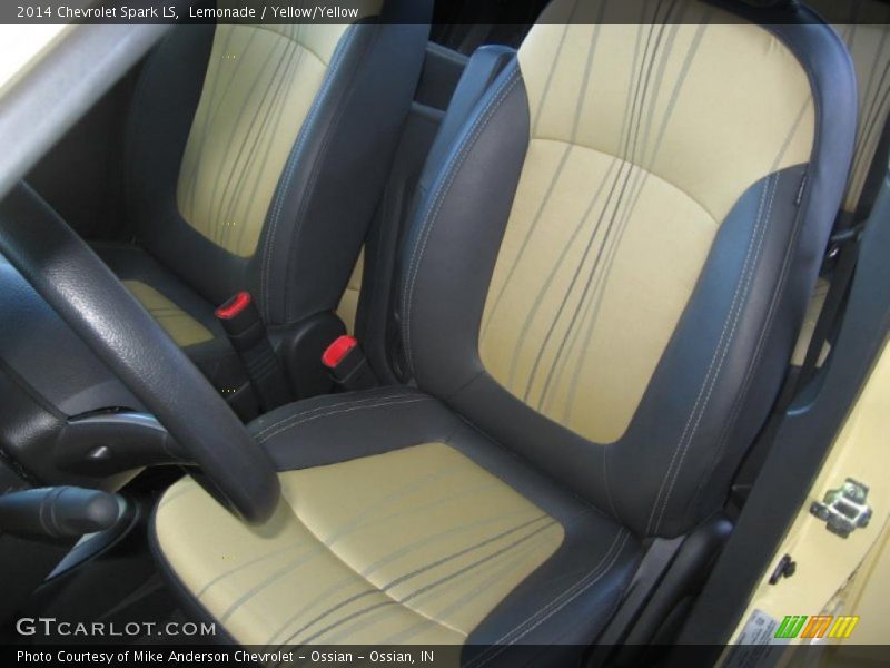 Lemonade / Yellow/Yellow 2014 Chevrolet Spark LS