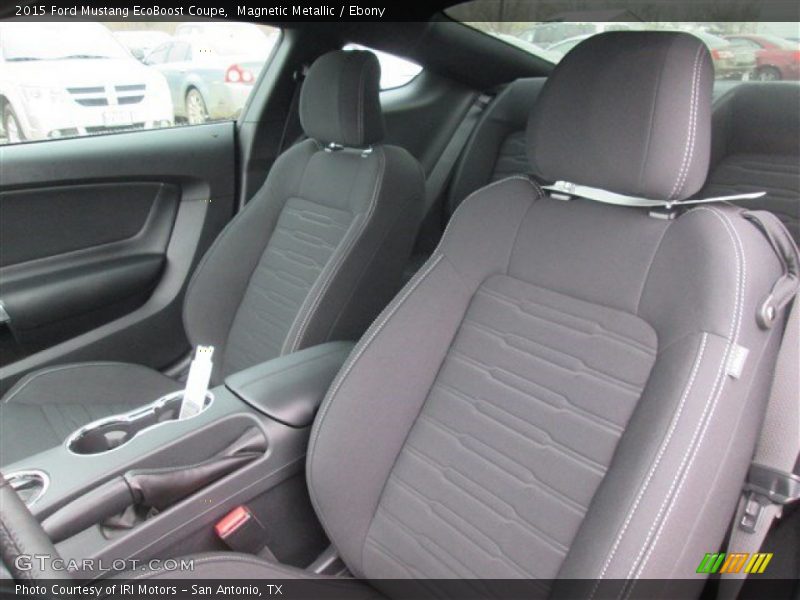 Magnetic Metallic / Ebony 2015 Ford Mustang EcoBoost Coupe
