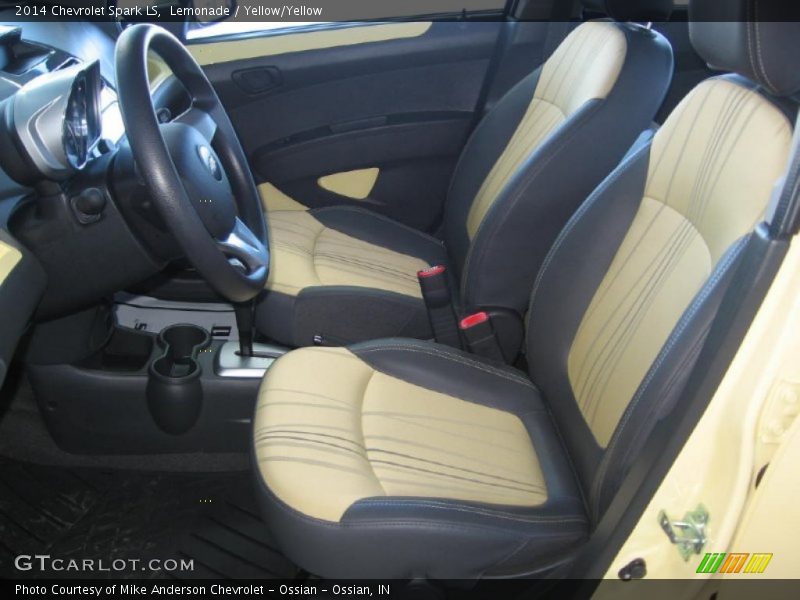 Lemonade / Yellow/Yellow 2014 Chevrolet Spark LS