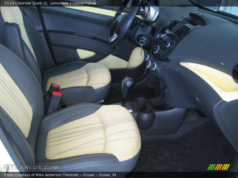 Lemonade / Yellow/Yellow 2014 Chevrolet Spark LS