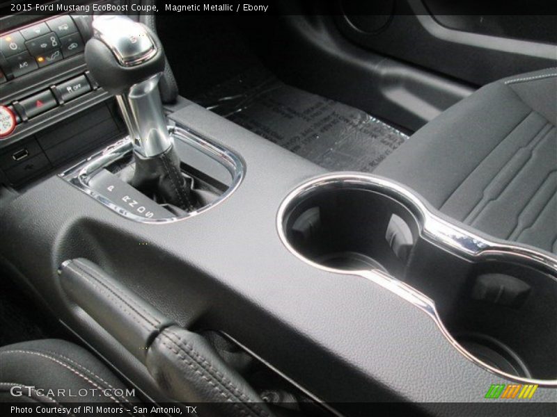 Magnetic Metallic / Ebony 2015 Ford Mustang EcoBoost Coupe
