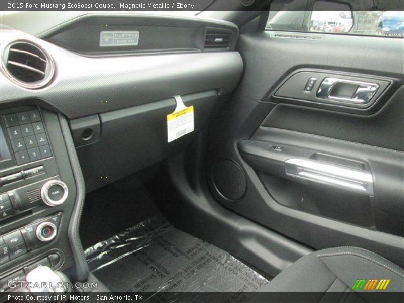 Magnetic Metallic / Ebony 2015 Ford Mustang EcoBoost Coupe