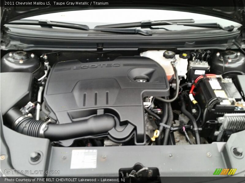 Taupe Gray Metallic / Titanium 2011 Chevrolet Malibu LS
