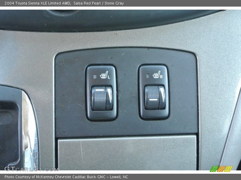 Salsa Red Pearl / Stone Gray 2004 Toyota Sienna XLE Limited AWD