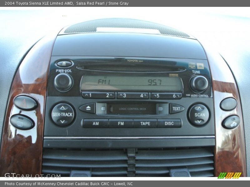 Salsa Red Pearl / Stone Gray 2004 Toyota Sienna XLE Limited AWD
