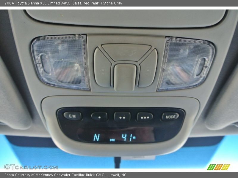 Salsa Red Pearl / Stone Gray 2004 Toyota Sienna XLE Limited AWD