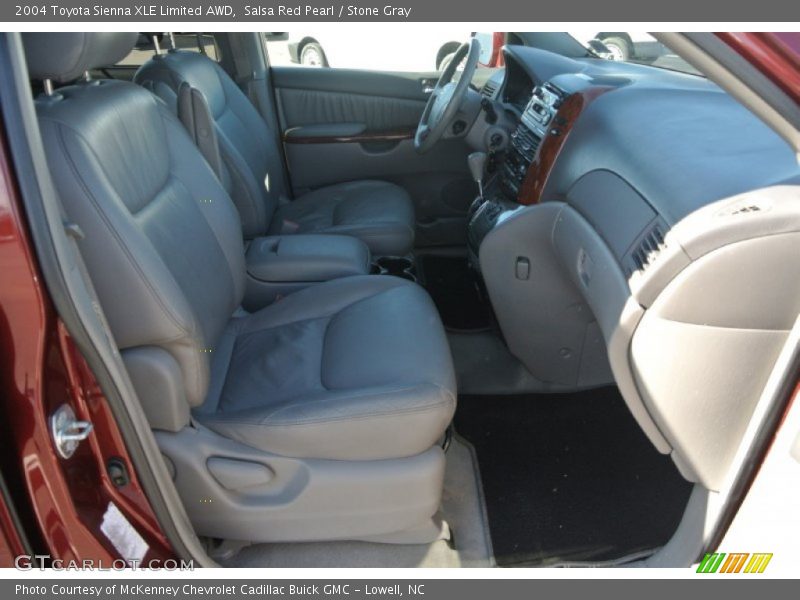 Salsa Red Pearl / Stone Gray 2004 Toyota Sienna XLE Limited AWD