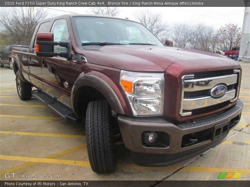 Bronze Fire / King Ranch Mesa Antique Affect/Adobe 2015 Ford F350 Super Duty King Ranch Crew Cab 4x4