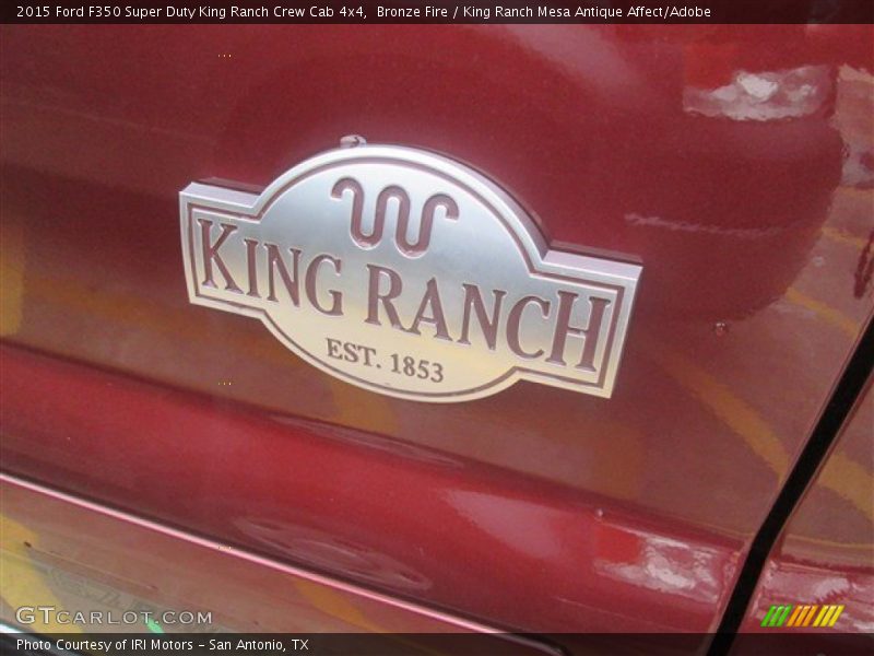 Bronze Fire / King Ranch Mesa Antique Affect/Adobe 2015 Ford F350 Super Duty King Ranch Crew Cab 4x4