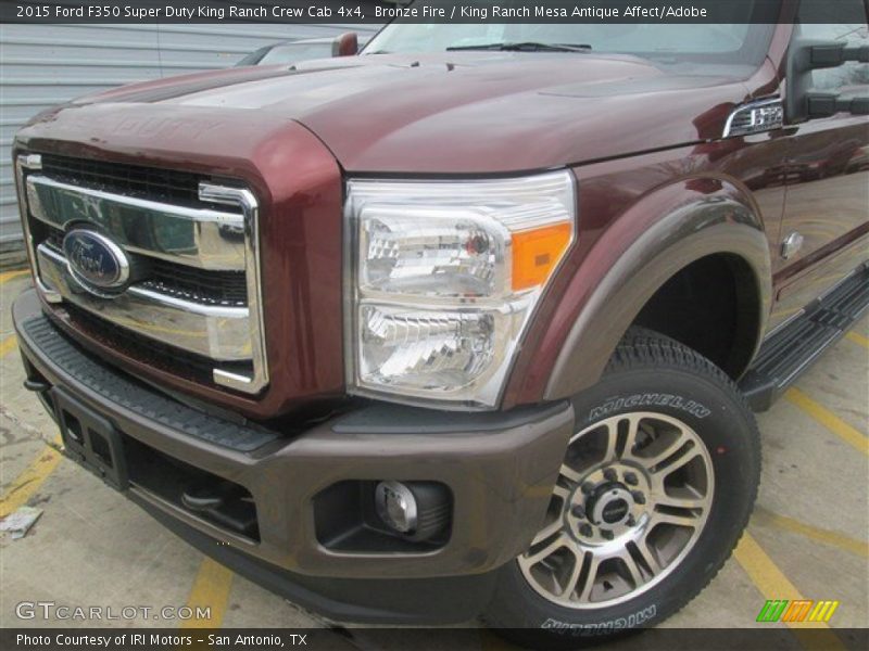 Bronze Fire / King Ranch Mesa Antique Affect/Adobe 2015 Ford F350 Super Duty King Ranch Crew Cab 4x4