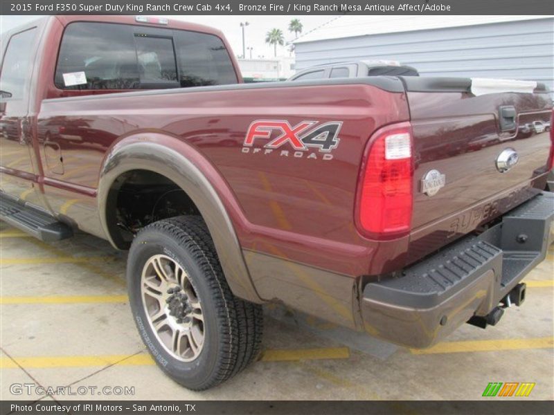 Bronze Fire / King Ranch Mesa Antique Affect/Adobe 2015 Ford F350 Super Duty King Ranch Crew Cab 4x4