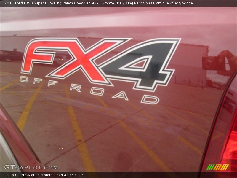 Bronze Fire / King Ranch Mesa Antique Affect/Adobe 2015 Ford F350 Super Duty King Ranch Crew Cab 4x4