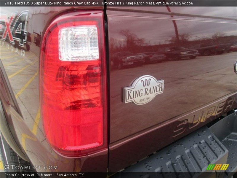 Bronze Fire / King Ranch Mesa Antique Affect/Adobe 2015 Ford F350 Super Duty King Ranch Crew Cab 4x4