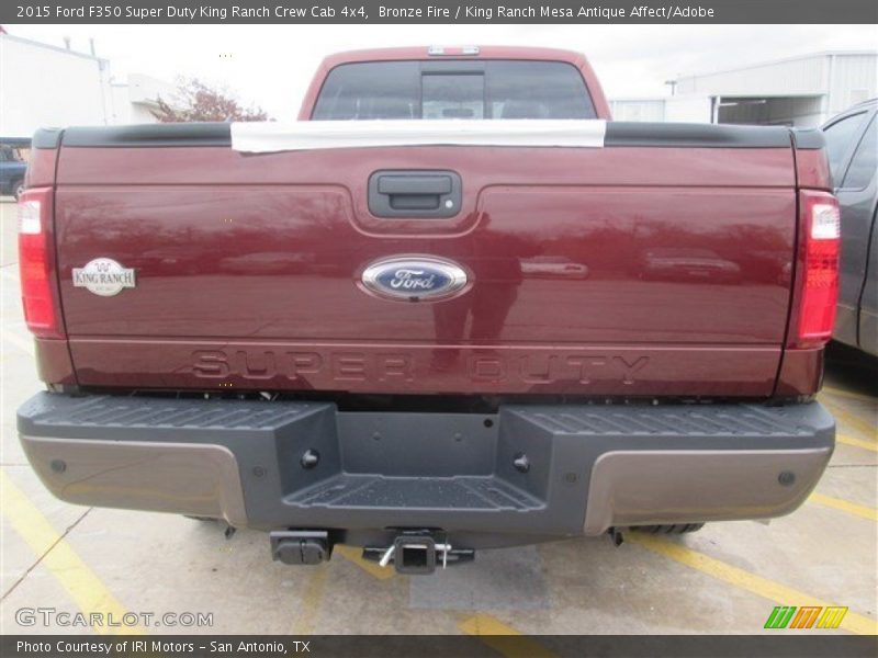 Bronze Fire / King Ranch Mesa Antique Affect/Adobe 2015 Ford F350 Super Duty King Ranch Crew Cab 4x4
