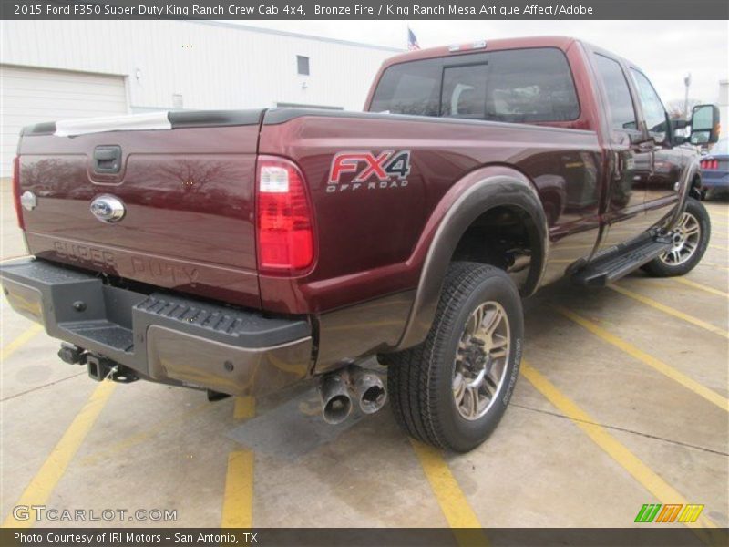 Bronze Fire / King Ranch Mesa Antique Affect/Adobe 2015 Ford F350 Super Duty King Ranch Crew Cab 4x4
