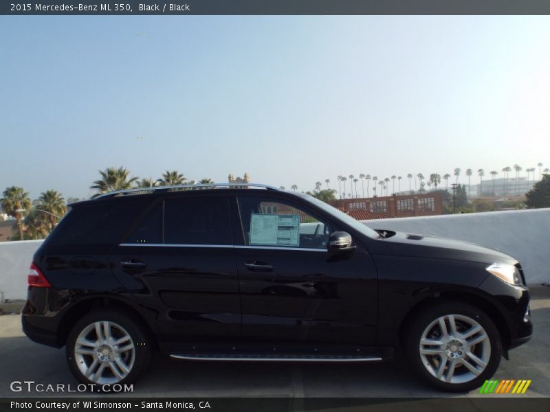 Black / Black 2015 Mercedes-Benz ML 350