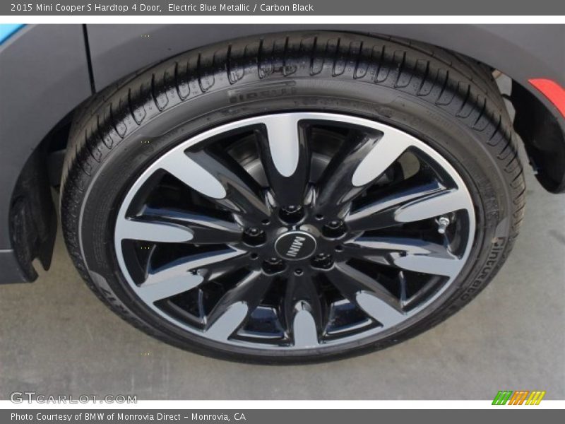 Electric Blue Metallic / Carbon Black 2015 Mini Cooper S Hardtop 4 Door