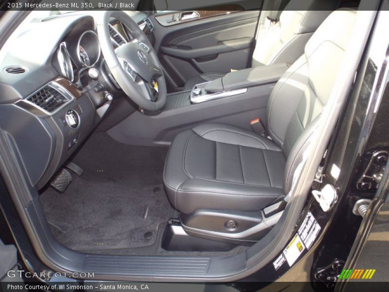 Black / Black 2015 Mercedes-Benz ML 350