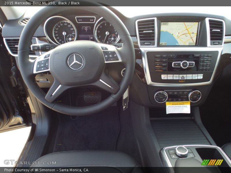 Black / Black 2015 Mercedes-Benz ML 350