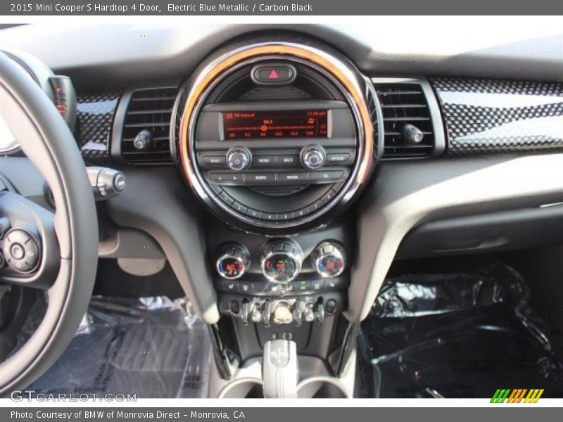 Electric Blue Metallic / Carbon Black 2015 Mini Cooper S Hardtop 4 Door