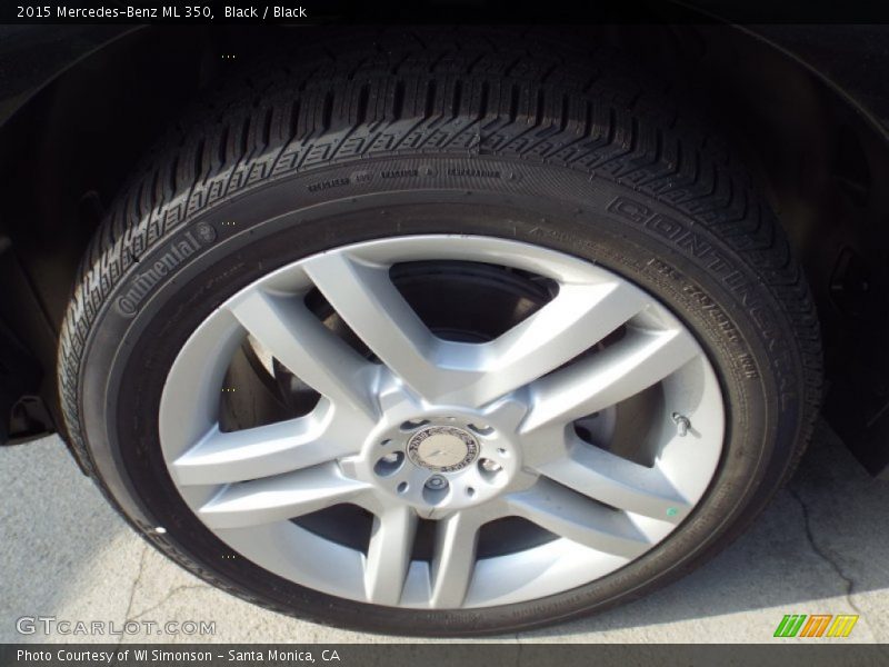 Black / Black 2015 Mercedes-Benz ML 350