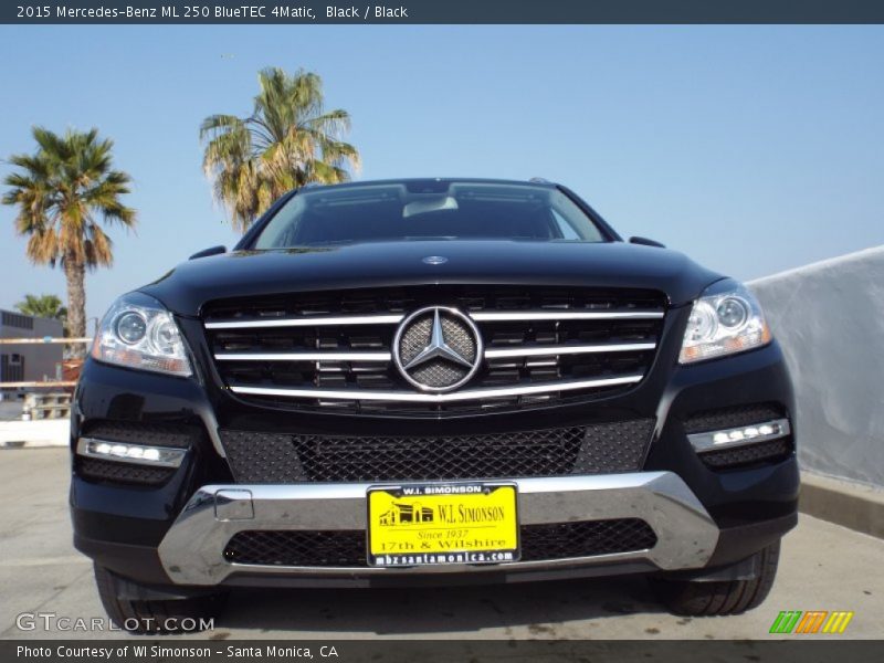 Black / Black 2015 Mercedes-Benz ML 250 BlueTEC 4Matic