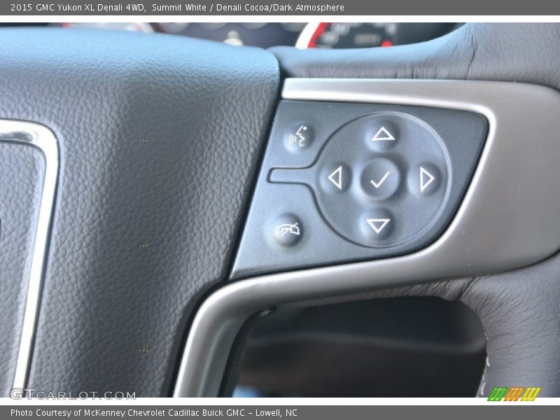 Summit White / Denali Cocoa/Dark Atmosphere 2015 GMC Yukon XL Denali 4WD