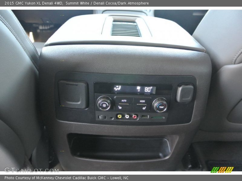 Summit White / Denali Cocoa/Dark Atmosphere 2015 GMC Yukon XL Denali 4WD