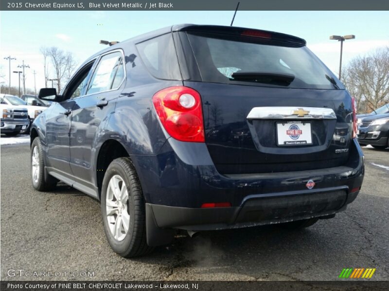 Blue Velvet Metallic / Jet Black 2015 Chevrolet Equinox LS