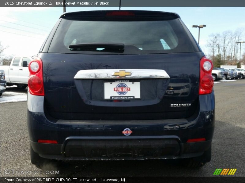 Blue Velvet Metallic / Jet Black 2015 Chevrolet Equinox LS