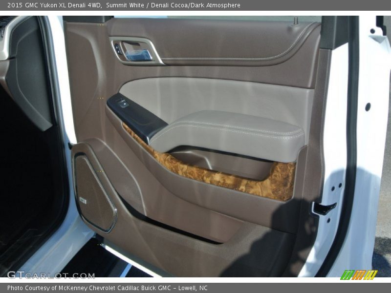 Summit White / Denali Cocoa/Dark Atmosphere 2015 GMC Yukon XL Denali 4WD