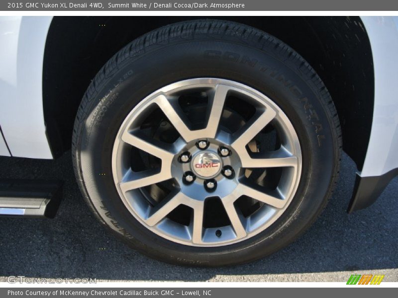 Summit White / Denali Cocoa/Dark Atmosphere 2015 GMC Yukon XL Denali 4WD