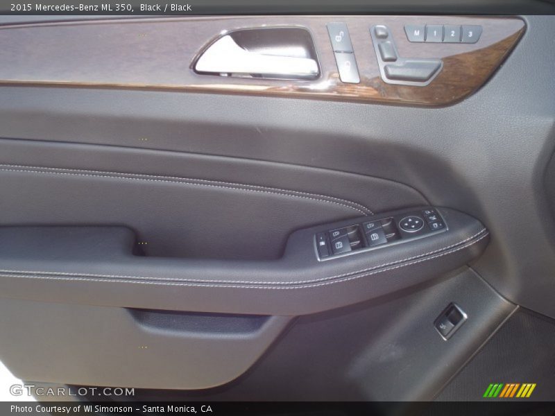Black / Black 2015 Mercedes-Benz ML 350
