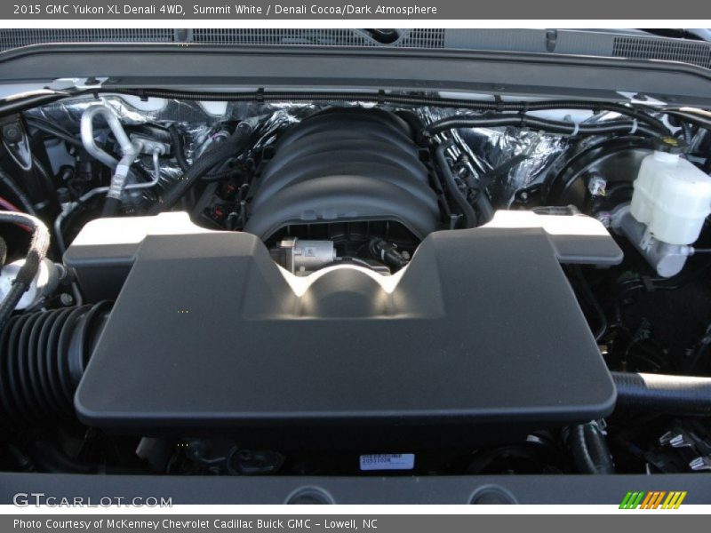 Summit White / Denali Cocoa/Dark Atmosphere 2015 GMC Yukon XL Denali 4WD