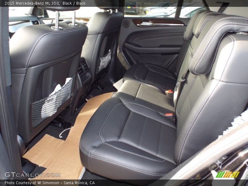 Black / Black 2015 Mercedes-Benz ML 350