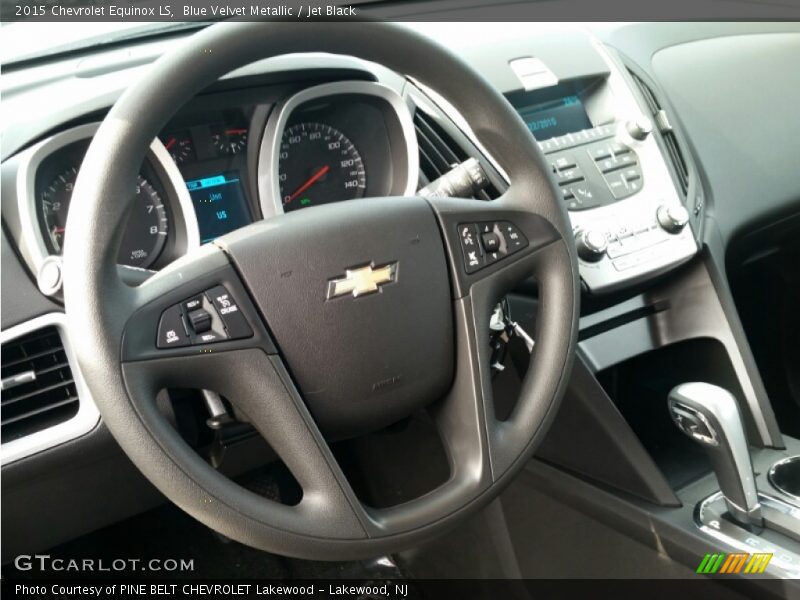 Blue Velvet Metallic / Jet Black 2015 Chevrolet Equinox LS