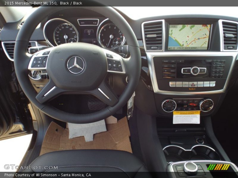 Black / Black 2015 Mercedes-Benz ML 350