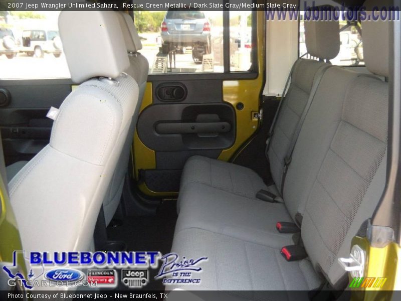 Rescue Green Metallic / Dark Slate Gray/Medium Slate Gray 2007 Jeep Wrangler Unlimited Sahara